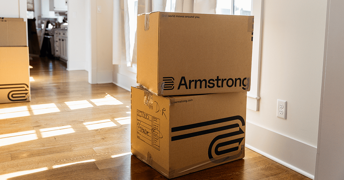 Armstrong storage boxes