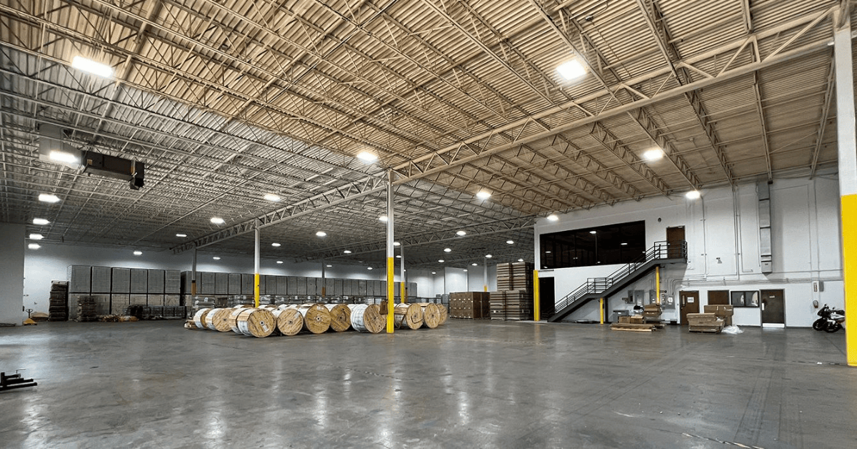 Spacious warehouse