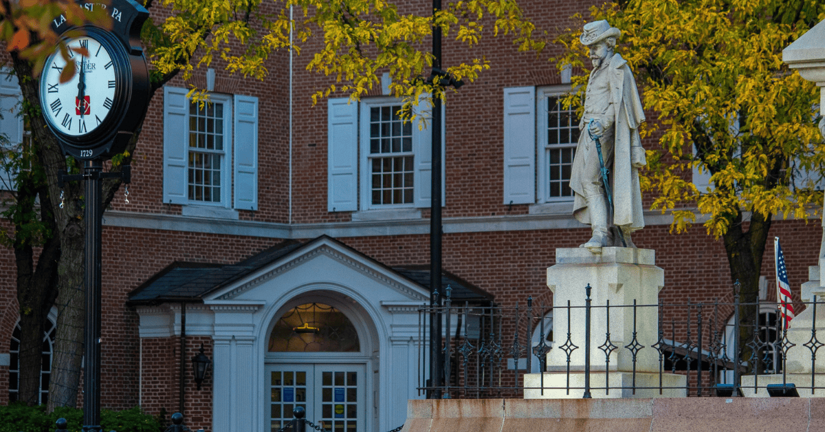 Lancaster plaza monument